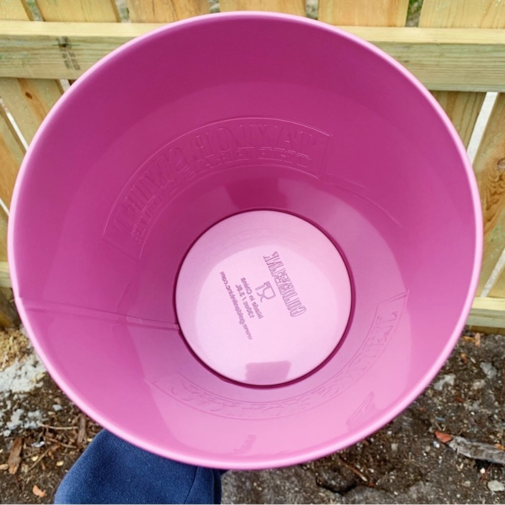 Taylor Swift The Eras Tour Movie Pink Popcorn Metal Tin Bucket AMC Exclusive NEW - Picture 2 of 5